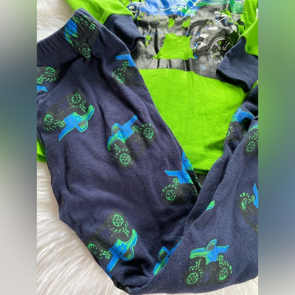 Toddler Monster Truck Pajamas Set - Picture 2 of 4
